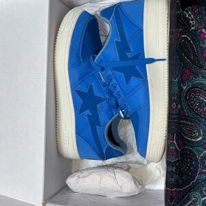A Bathing Ape Blue Sneakers